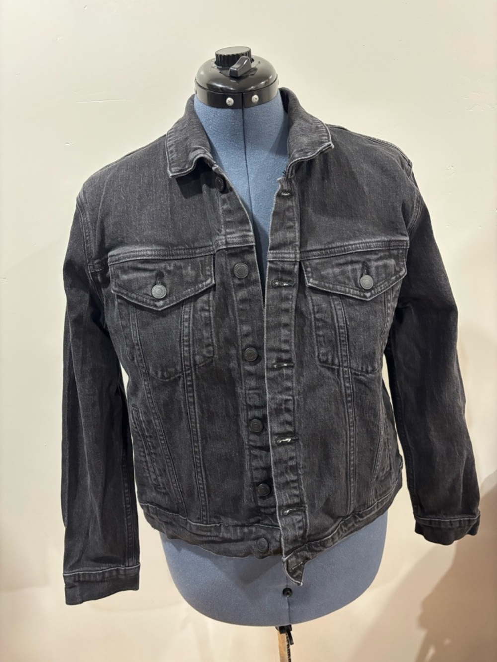 Lucky Brand Washed Black Denim Jacket
